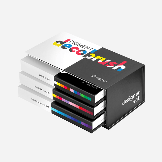 Karin Pigment DécoBrush DESIGNER 36pc Set