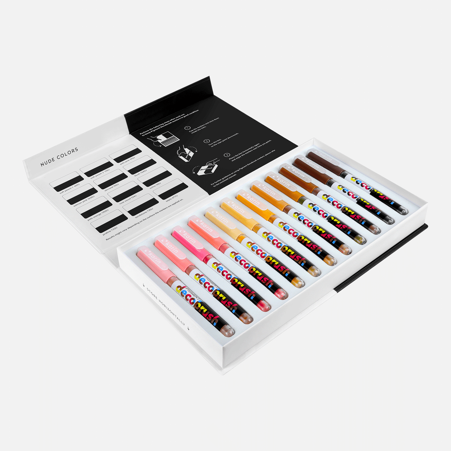 Karin Pigment DécoBrush Nude Colors 12pc Set