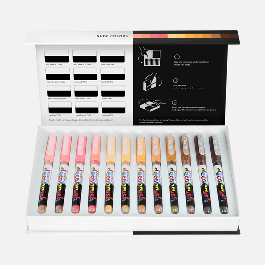 Karin Pigment DécoBrush Nude Colors 12pc Set