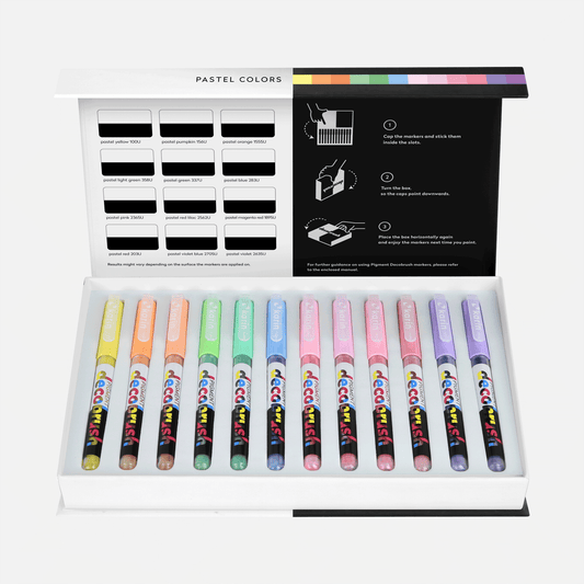 Karin Pigment DécoBrush Pastel Colors 12pc Set