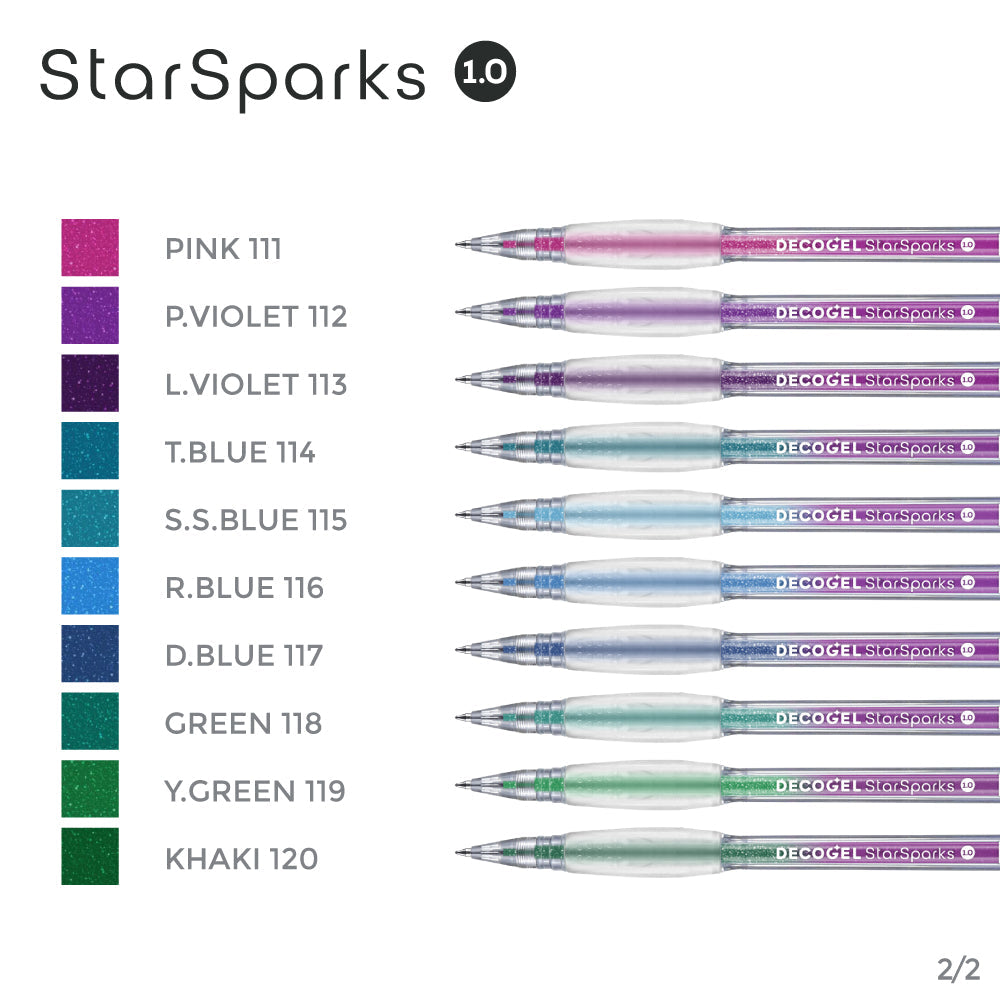 Deco Gel 1.0 StarSparks Orange 106