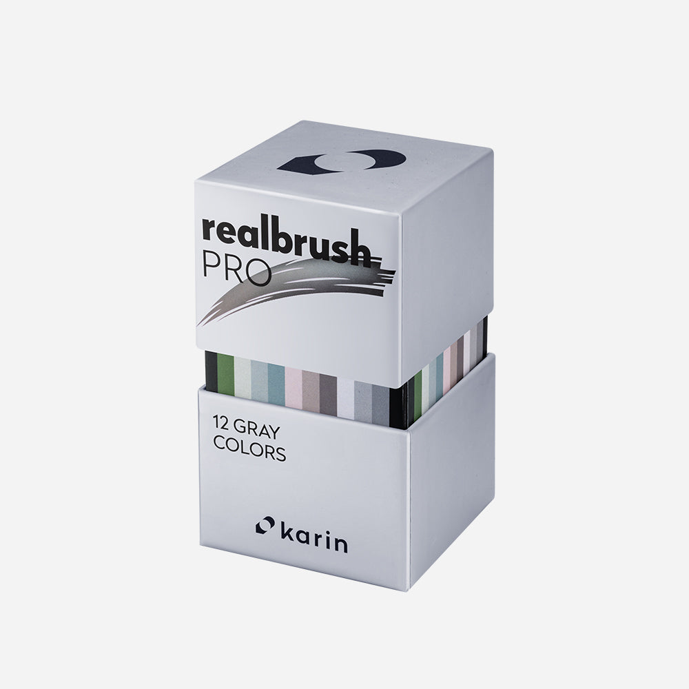 Realbrush PRO Gray Colors 12pc Set