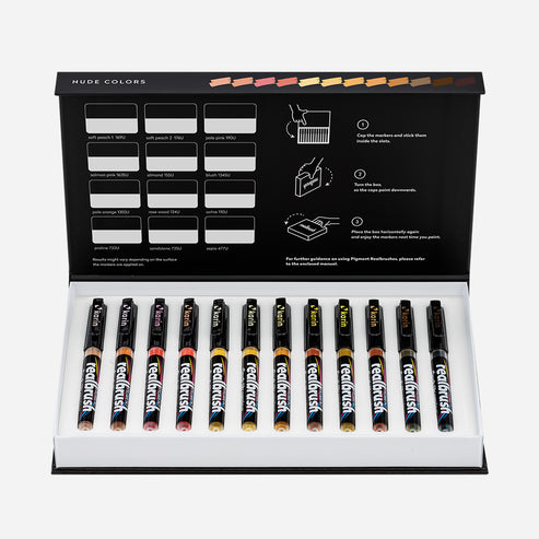 Realbrush Pigment Nude Colors Collection – Karin Markers - North America