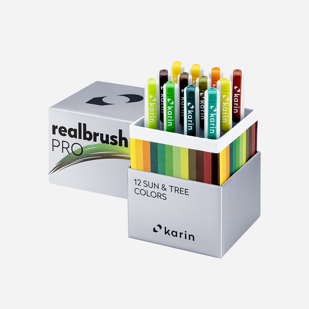 Realbrush PRO Sun & Trees Colors 12pc Set