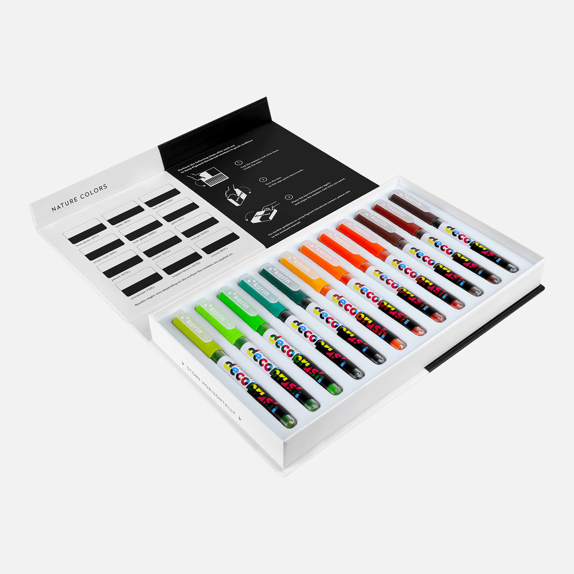 Karin DEcoBrush Markers Floral Individual Colours, Non-toxic Paint, Once  Dry, Is Permanent, Light-resistant and Waterproof - AliExpress