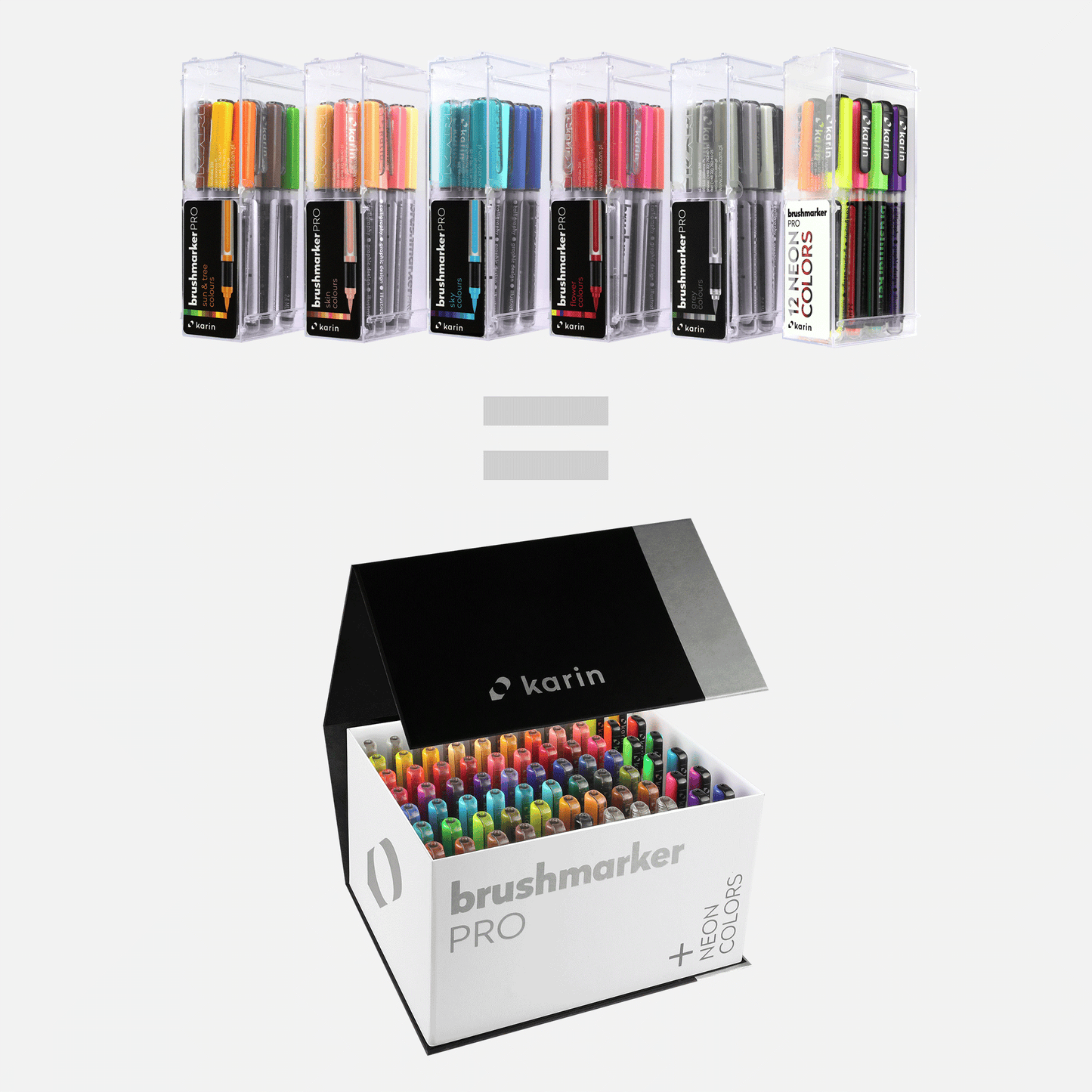 Karin Brushmarker PRO 72pc Mega Box PLUS Set – Karin Markers Karin Brushmarker PRO 72pc Mega Box PLUS Set – Karin Markers