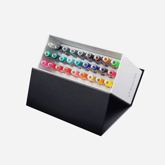 Set 12 rotuladores Karin Brushmarker Pigment Decobrush Nature Colors  Collection - Fieltro - Los mejores precios